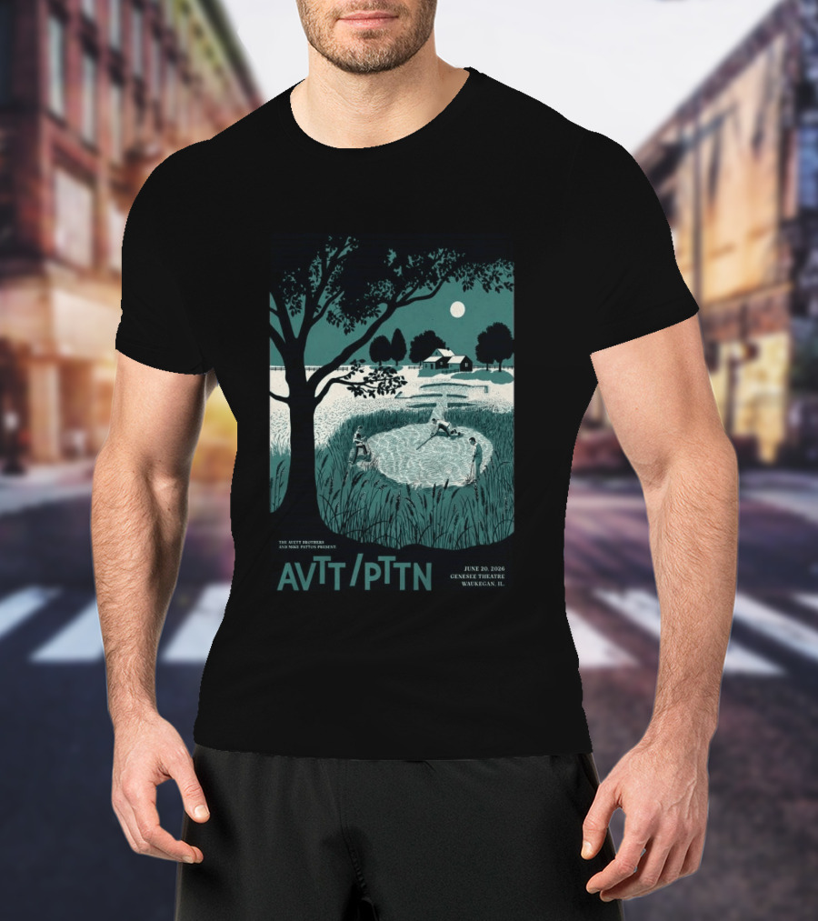 The Avett Brothers And Nikki Patton Waukegan IL Genesee Theatre June 20 2026 T-Shirt