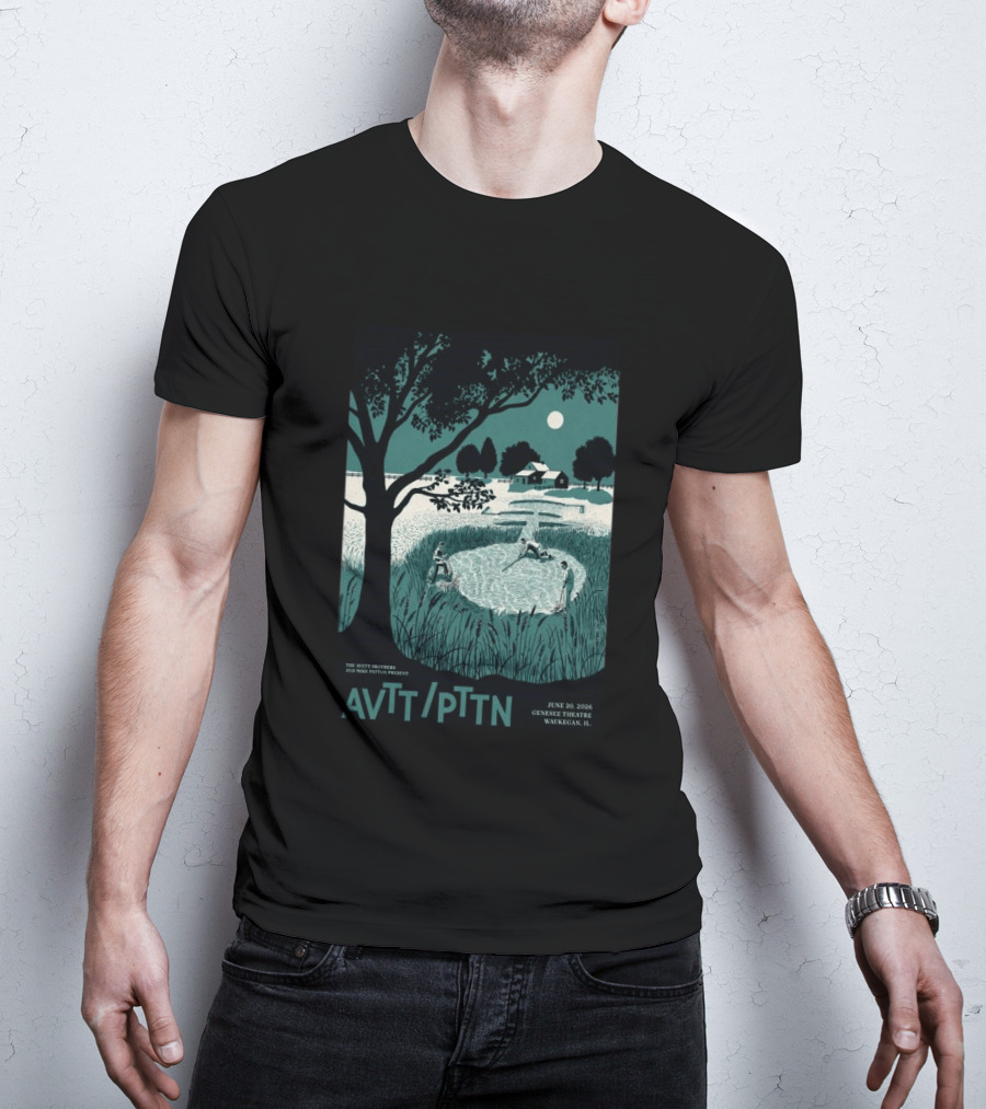 The Avett Brothers And Nikki Patton Waukegan IL Genesee Theatre June 20 2026 T-Shirt
