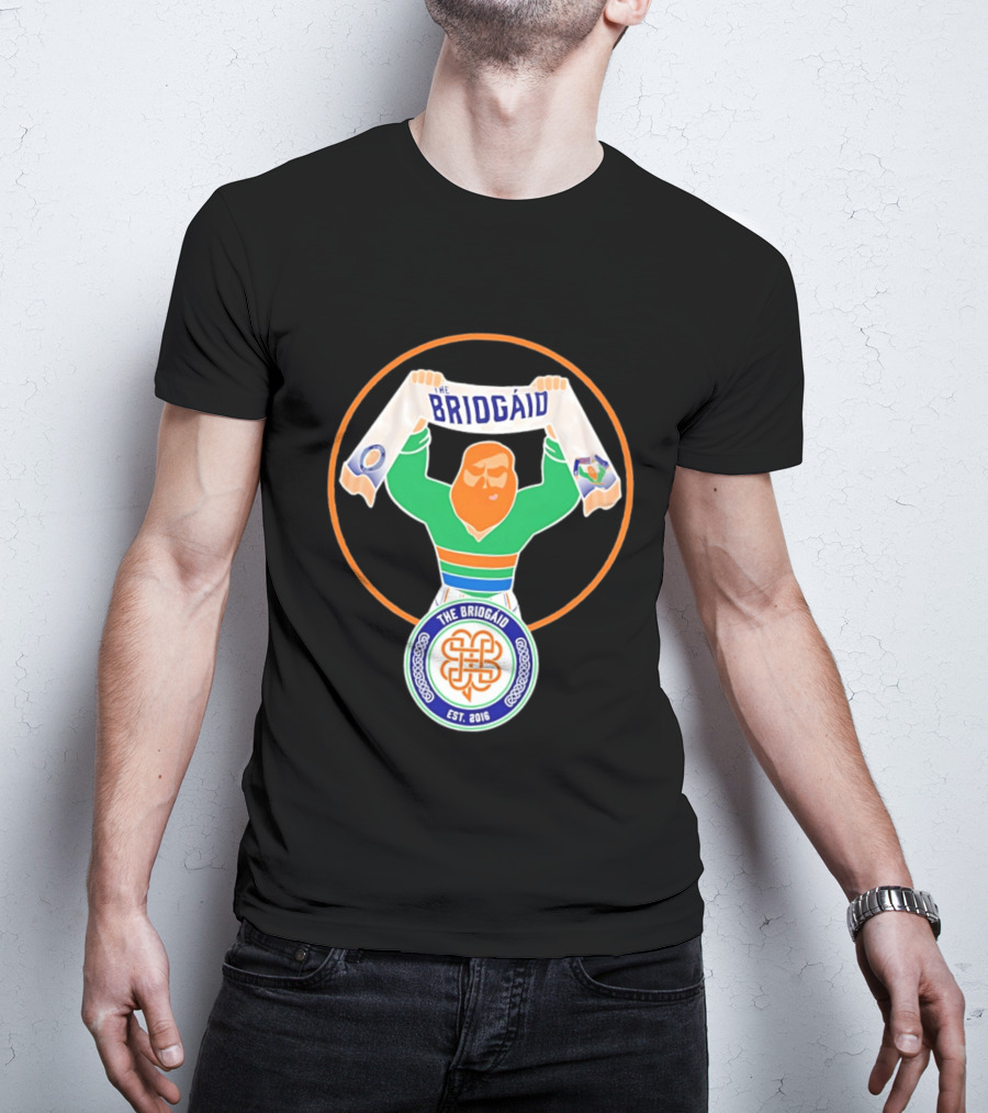 The Briogaid Guy Est 2016 Celtic FC Supporters Club Scarf T-Shirt