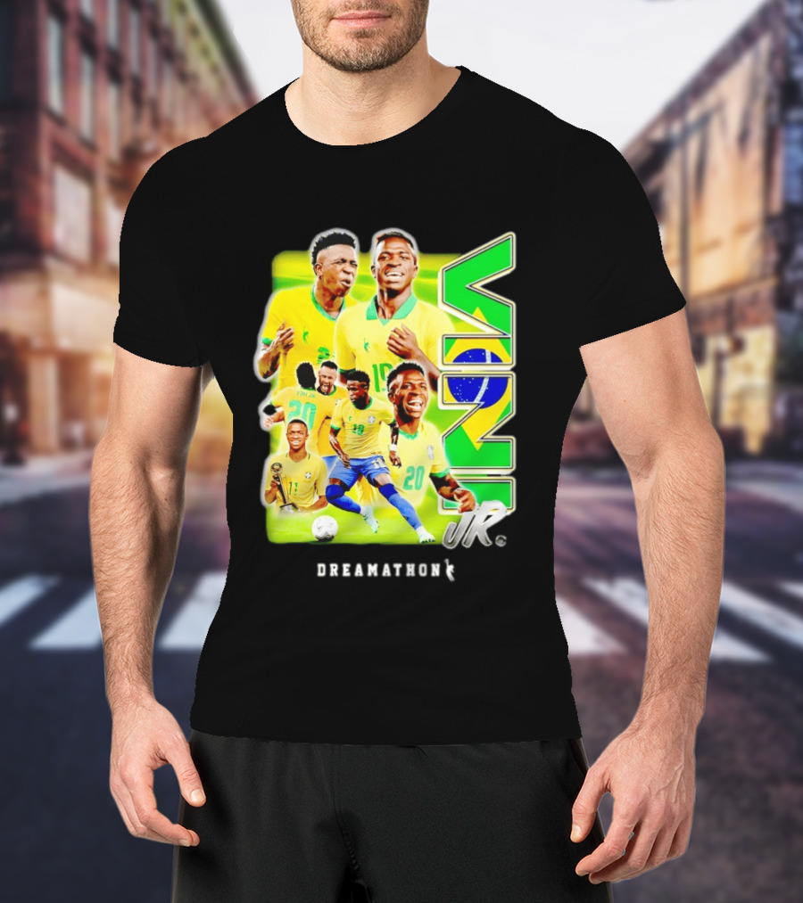 Vini Jr Brazil Dreamathon Soccer Moments T-Shirt