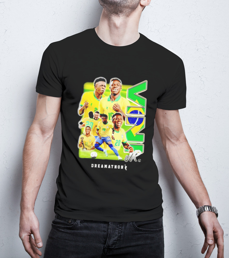 Vini Jr Brazil Dreamathon Soccer Moments T-Shirt