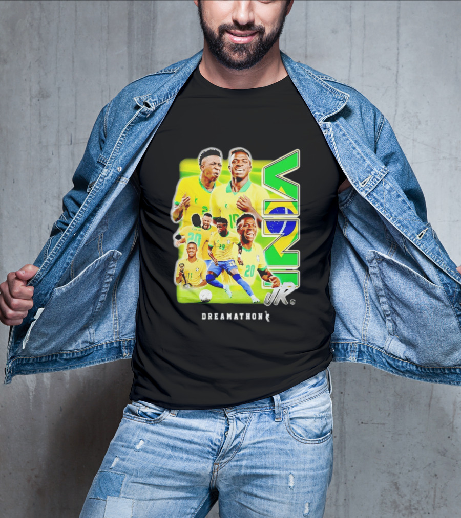 Vini Jr Brazil Dreamathon Soccer Moments T-Shirt
