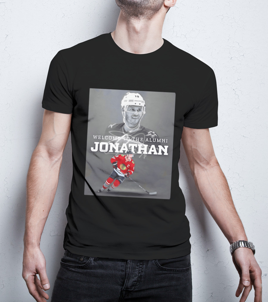 Welcome To The Alumni Jonathan Toews Chicago Hockey Legend T-Shirt