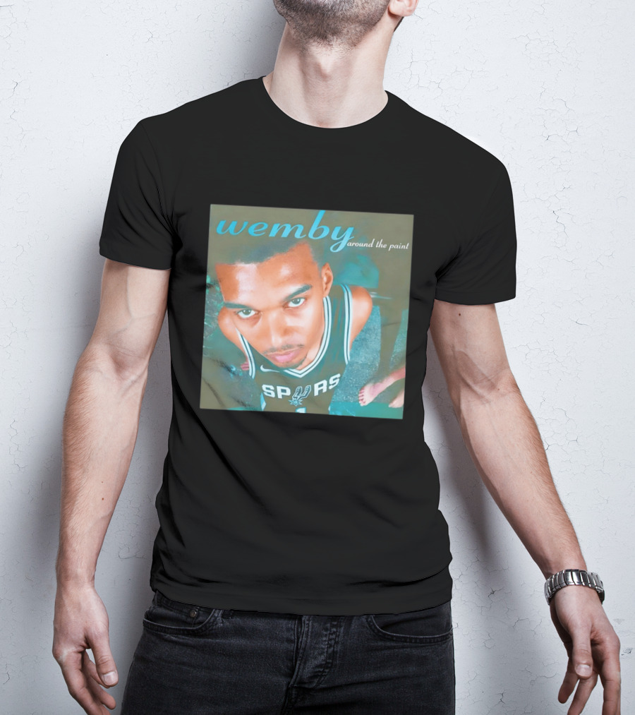 Wemby Around The Paint Victor Wembanyama San Antonio Spurs Basketball Fiesta 2026 T-Shirt