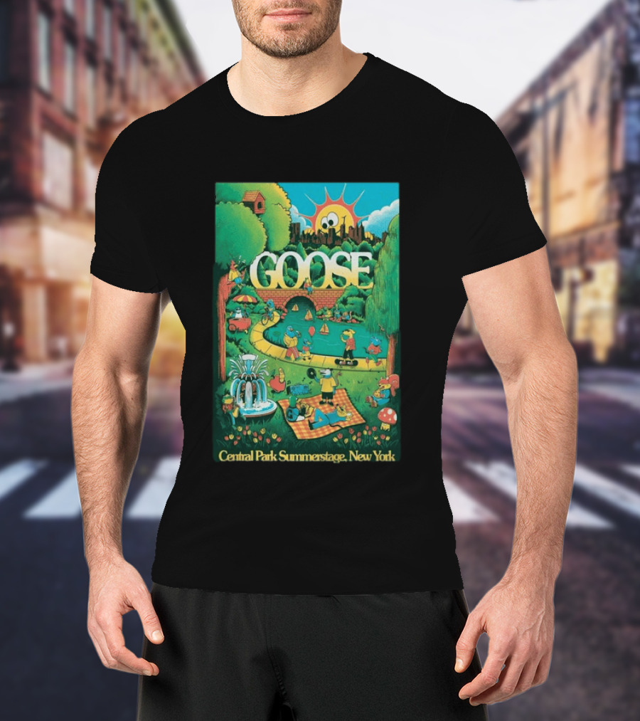 GOOSE Central Park Summerstage New York Jun 21 2026 T-Shirt