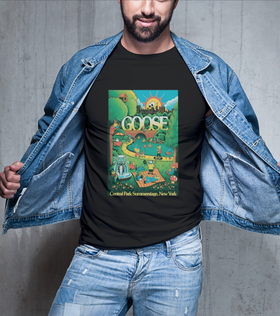 GOOSE Central Park Summerstage New York Jun 21 2026 T-Shirt