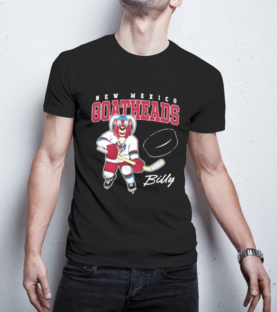 New Mexico Goatheads Billy Hockey T-Shirt