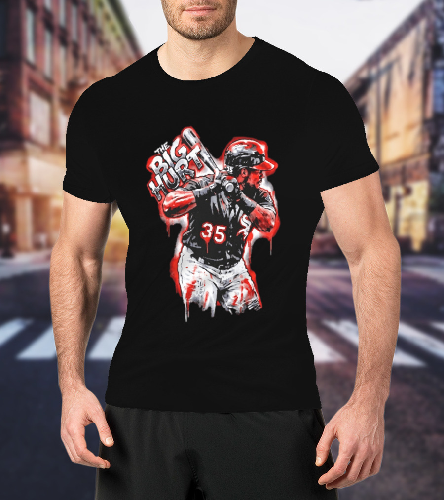 Frank Thomas The Big Hurt 35 Chicago White Sox T-Shirt