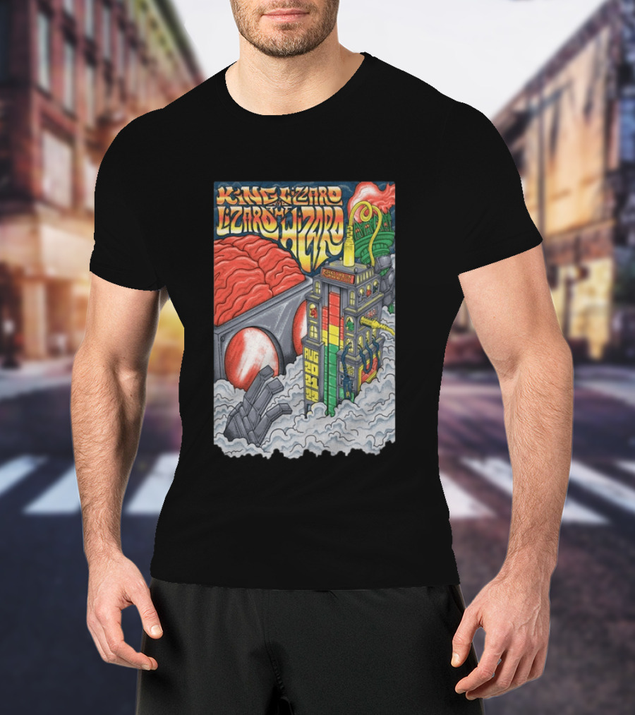 King Gizzard & The Lizard Wizard Forest Hills Stadium Queens NY August 2026 Concert T-Shirt