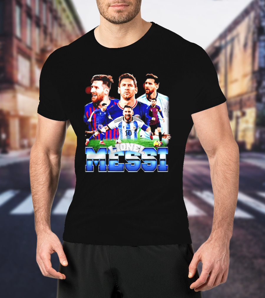 Lionel Messi Barcelona Paris Saint Germain Argentina Football Legend T-Shirt