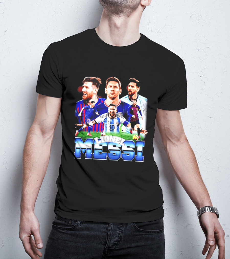 Lionel Messi Barcelona Paris Saint Germain Argentina Football Legend T-Shirt
