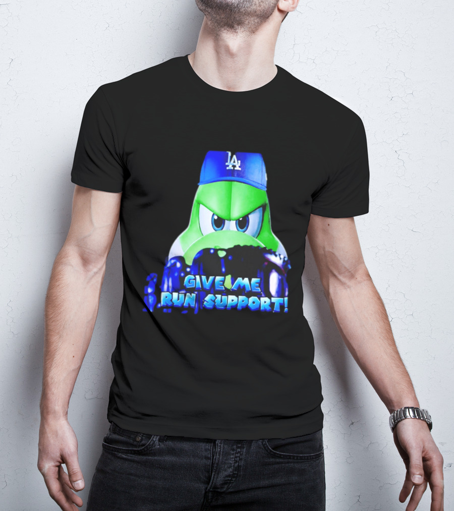 Los Angeles Dodgers Give Me Run Support Yoshi T-Shirt