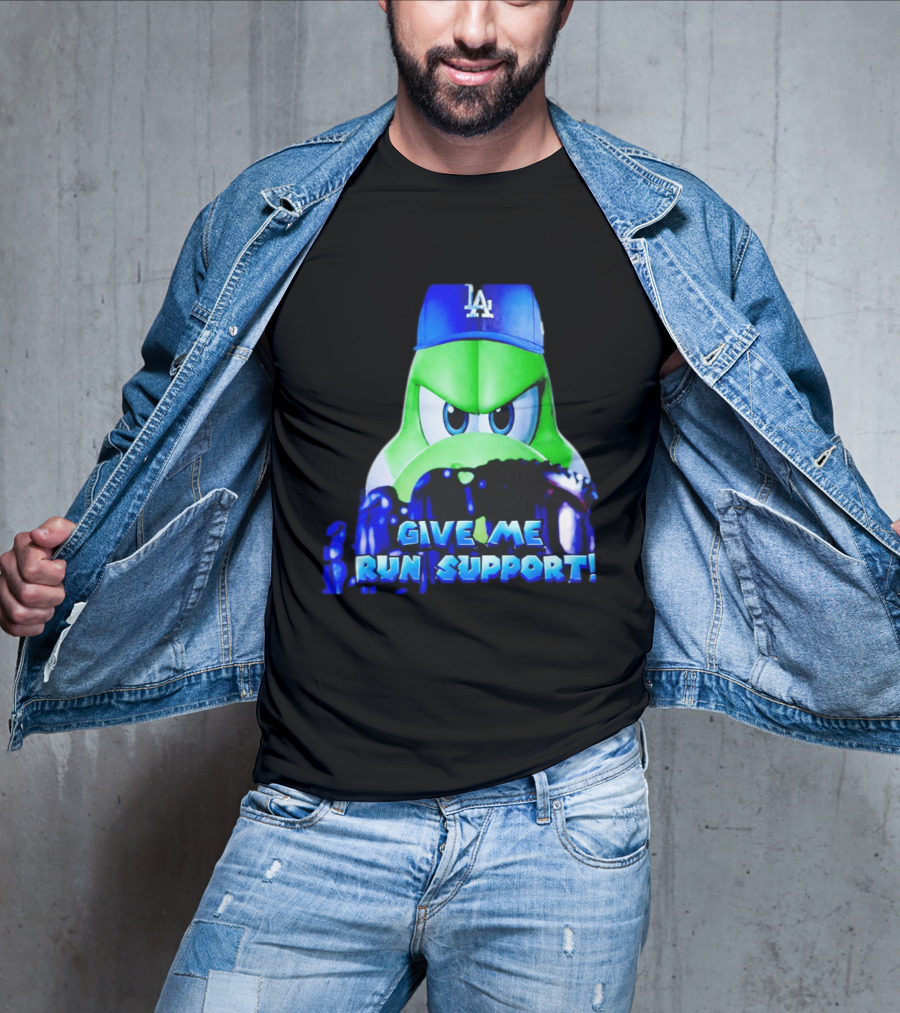 Los Angeles Dodgers Give Me Run Support Yoshi T-Shirt