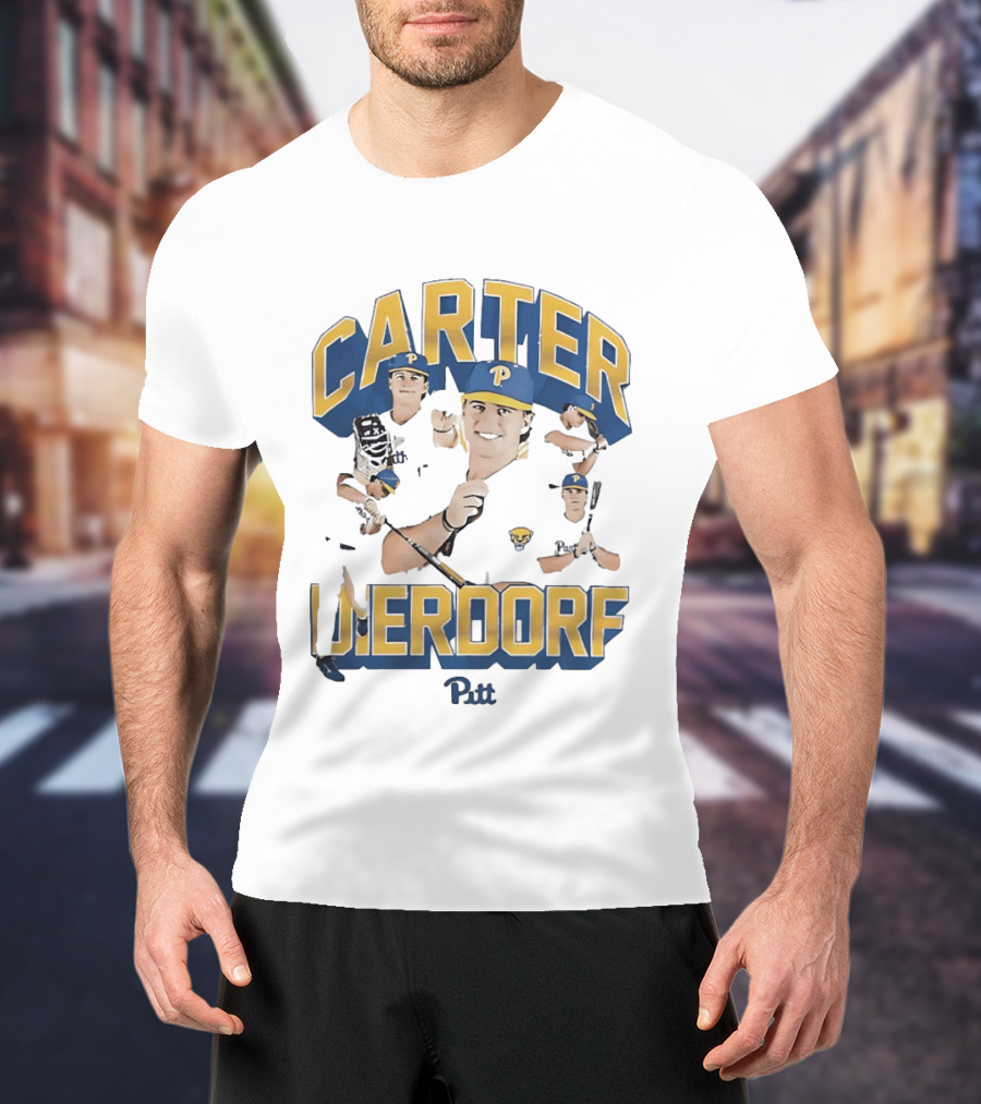 Carter Dierdorff Pitt Baseball Panthers NCAA T-Shirt