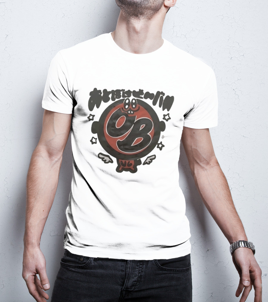 Otoboke Beaver 2026 Tour OB Logo With Cartoon Character And Stars T-Shirt