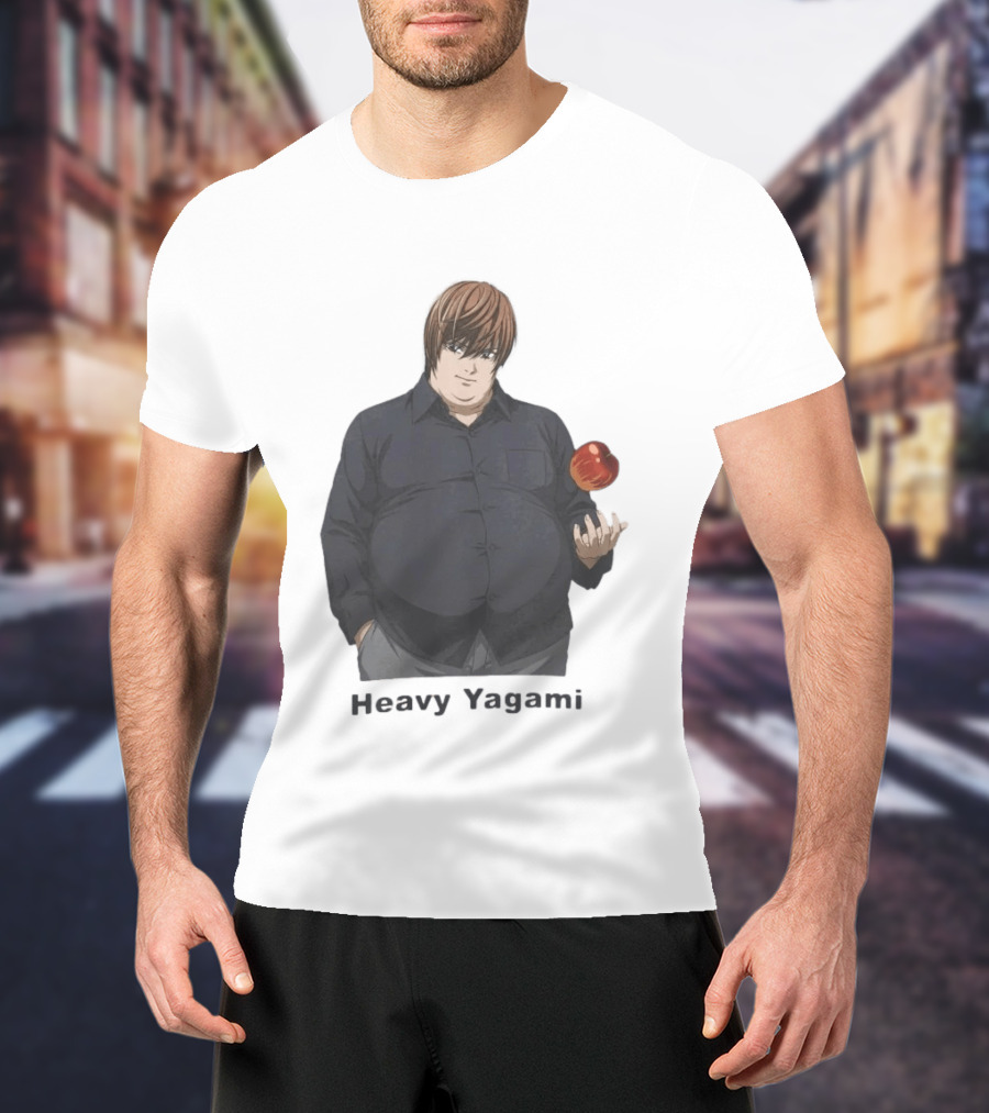 Heavy Yagami Light Death Note Apple T-Shirt