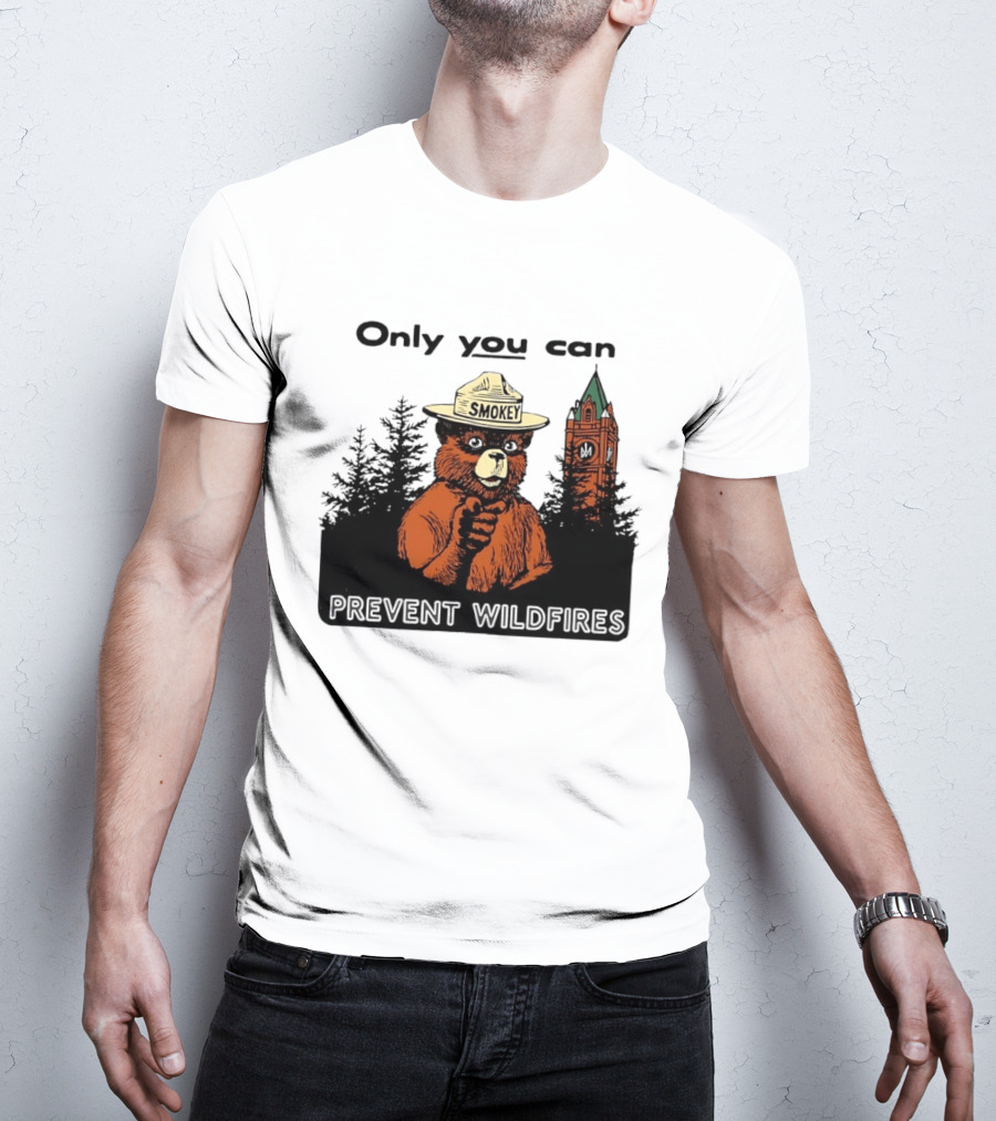 Only You Can Prevent Wildfires Smokey Bear X Montana Collaboration T-Shirt