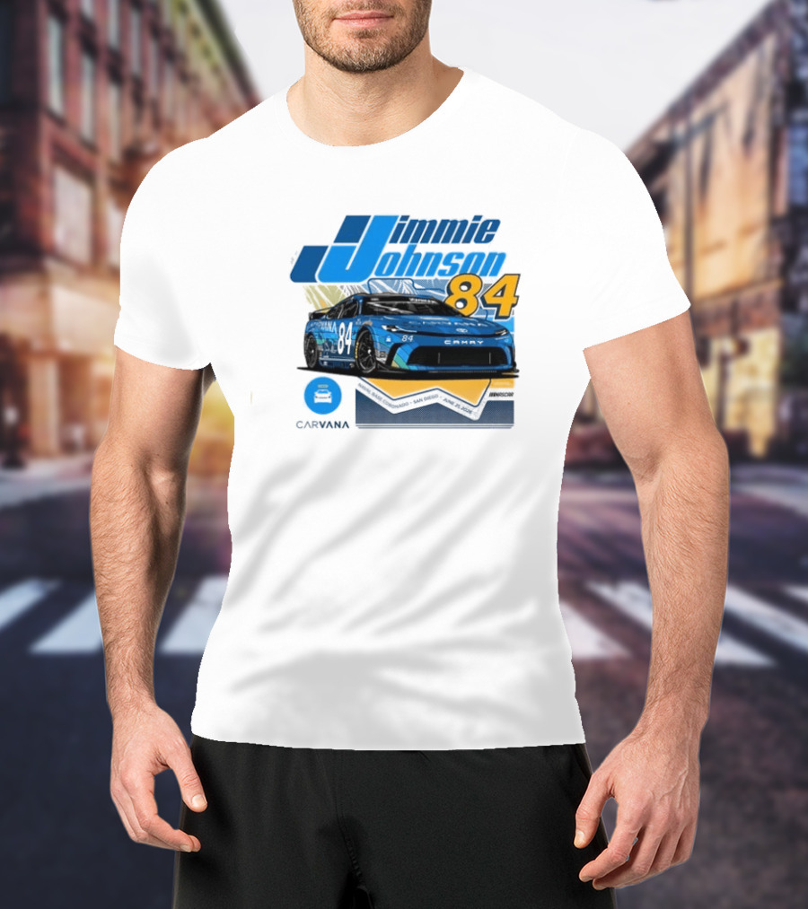 Jimmie Johnson 84 Carvana San Diego Paint Scheme 2026 T-Shirt