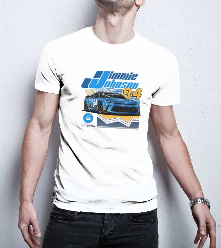 Jimmie Johnson 84 Carvana San Diego Paint Scheme 2026 T-Shirt