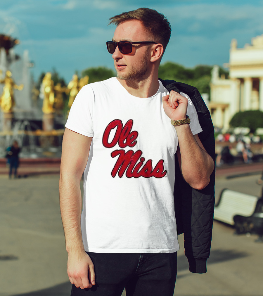 Grateful Dead Ole Miss Rebels Bears Collaboration 2 T-Shirt