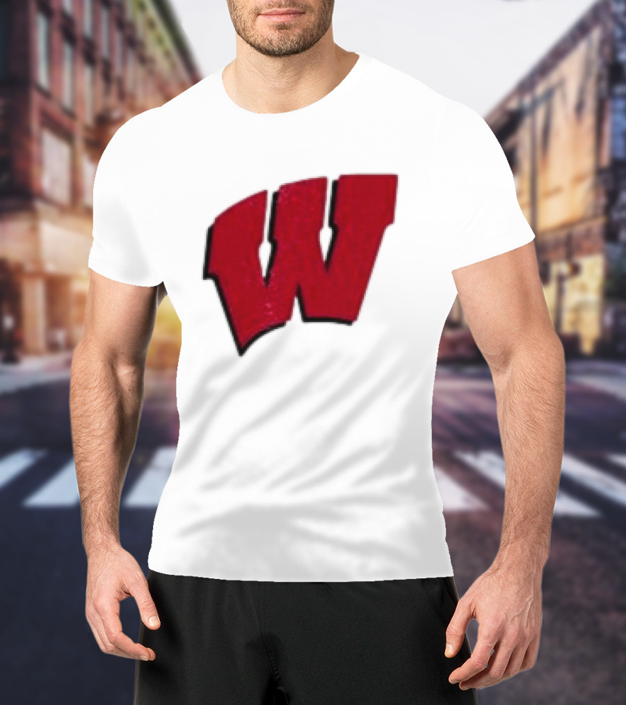 Grateful Dead Bears Wisconsin Badgers Collaboration T-Shirt