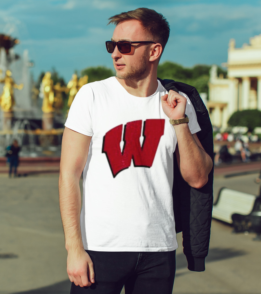Grateful Dead Bears Wisconsin Badgers Collaboration T-Shirt