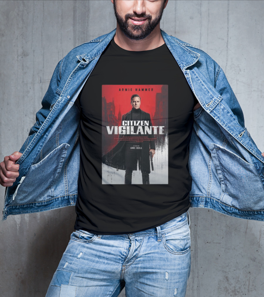 Armie Hammer Citizen Vigilante Film By Uwe Boll T-Shirt