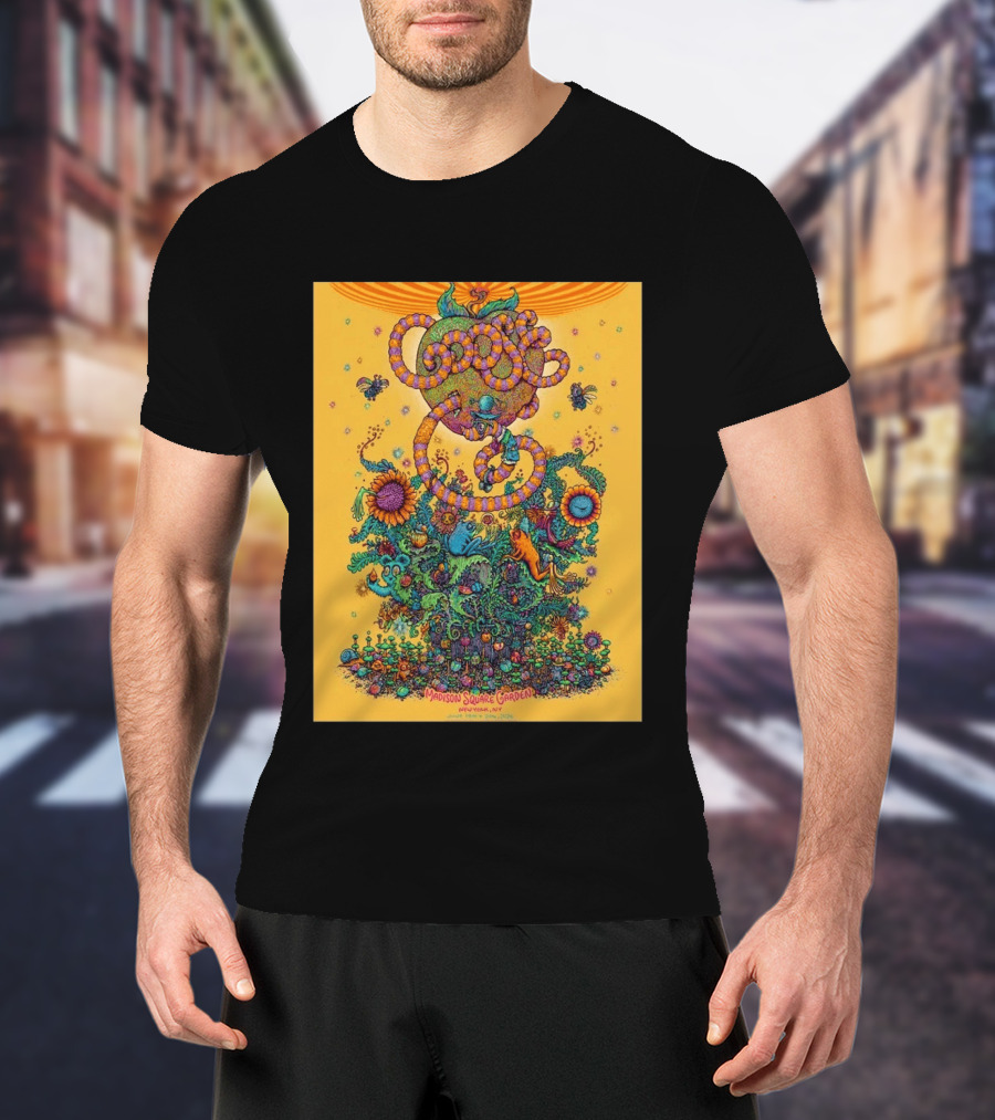 Goose Madison Square Garden New York June 19 And 20 2026 Event Psychedelic Floral T-Shirt