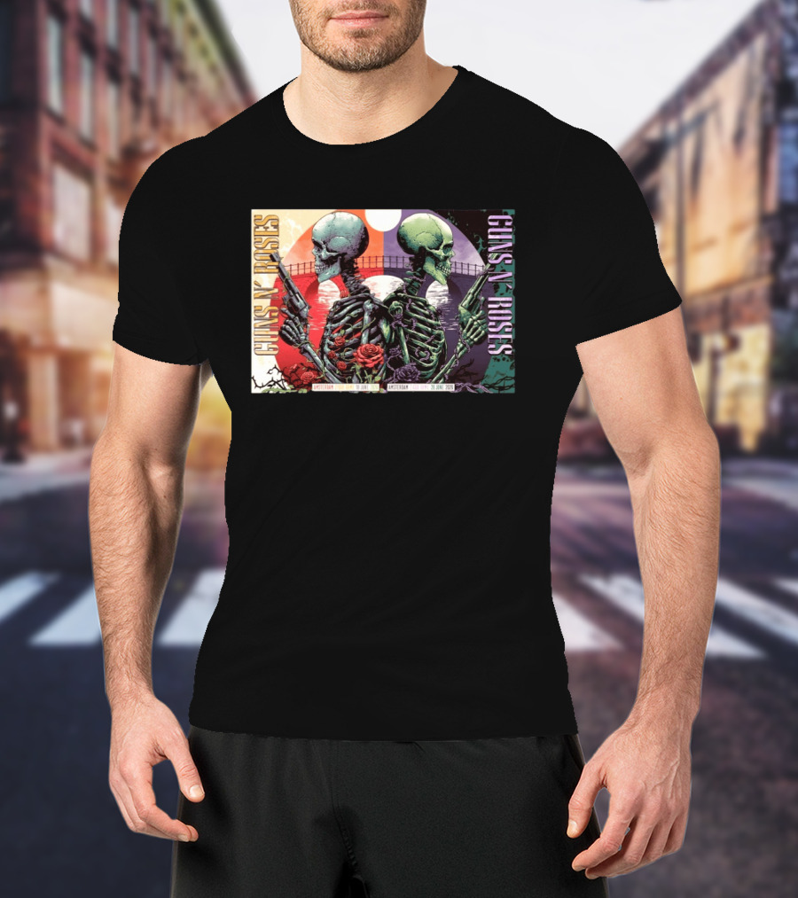 Guns N' Roses Amsterdam Ziggo Dome June 18 And 20 2026 Event T-Shirt