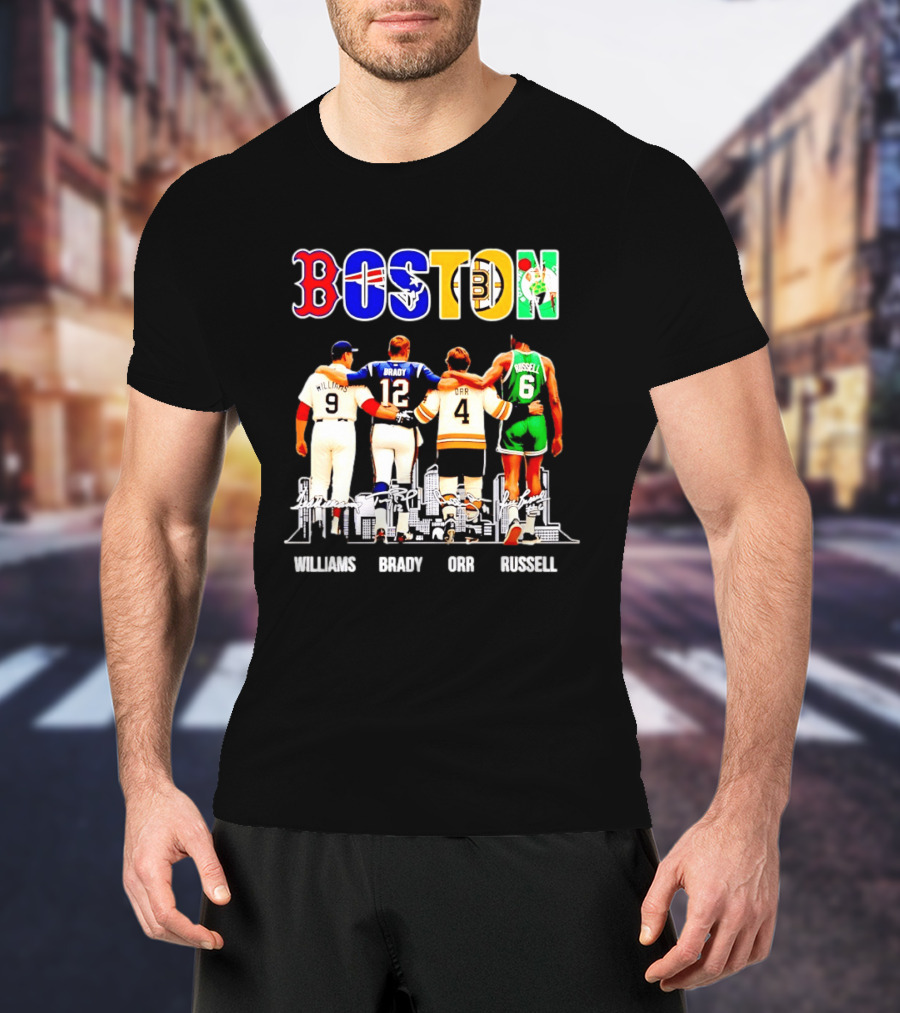 Boston Williams Brady Orr Russell Sports Legends T-Shirt