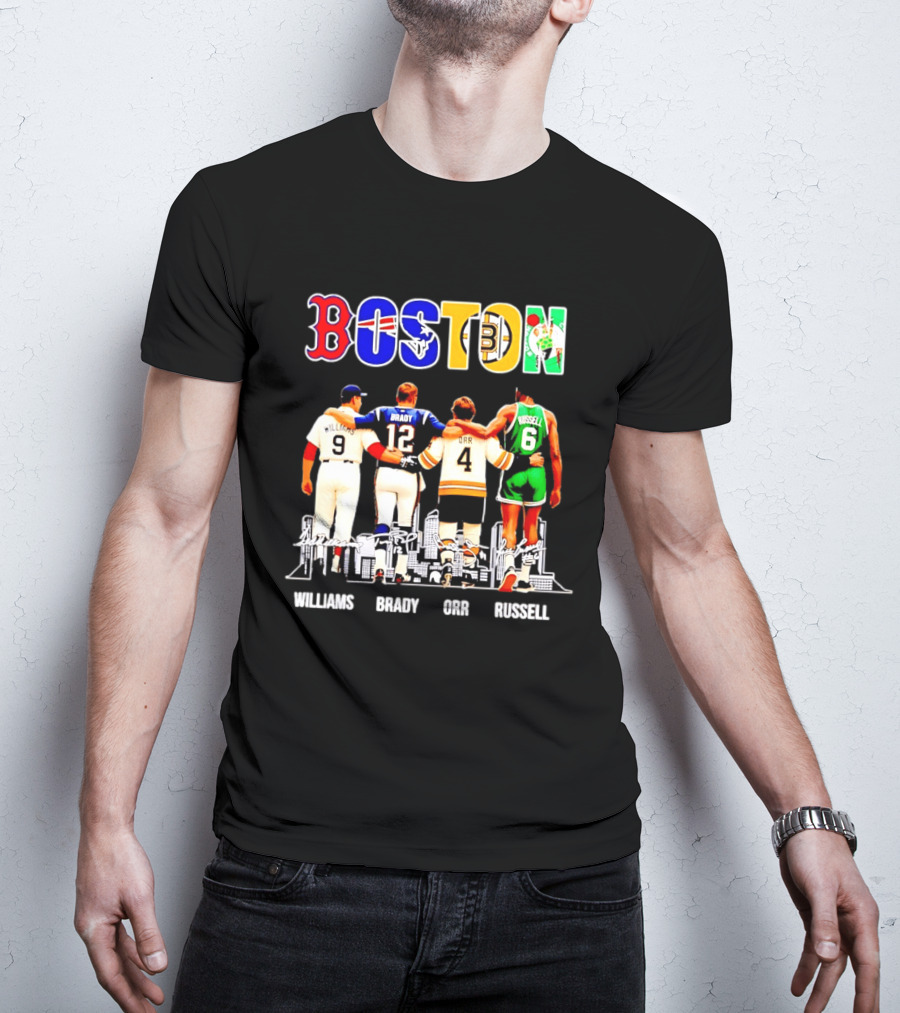 Boston Williams Brady Orr Russell Sports Legends T-Shirt