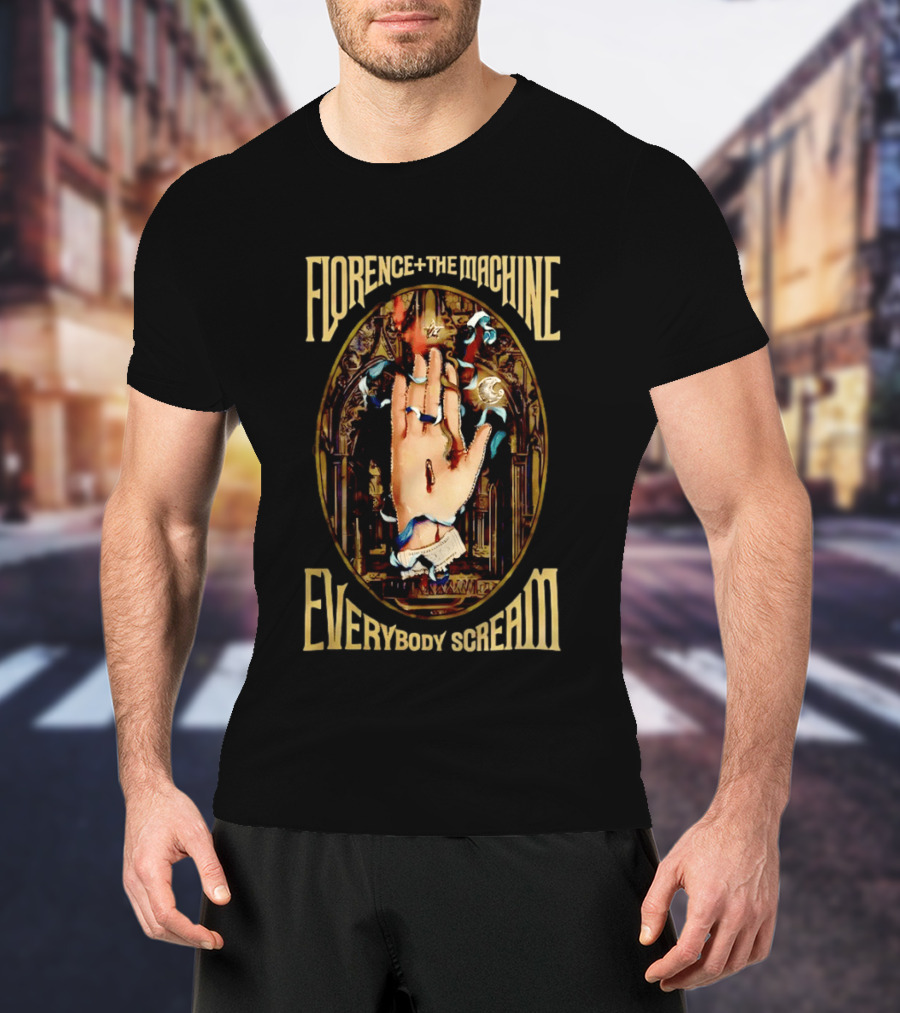 Florence And The Machine Everybody Scream Hand Candle Gothic Victorian T-Shirt