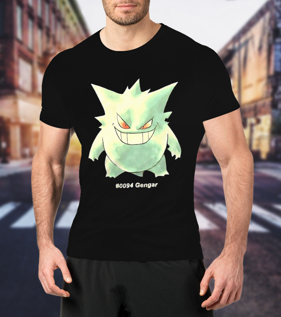 Gengar Pokemon 0094 Shadow Pokemon Ghost Type T-Shirt