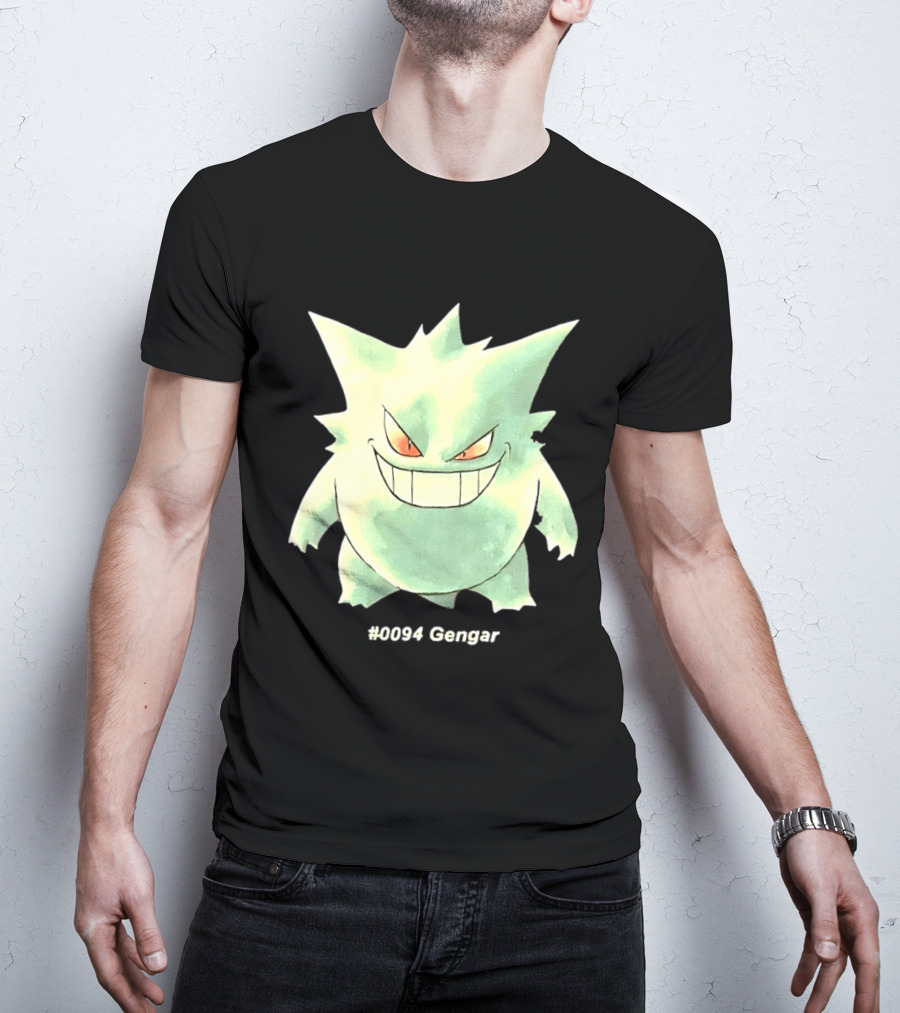 Gengar Pokemon 0094 Shadow Pokemon Ghost Type T-Shirt