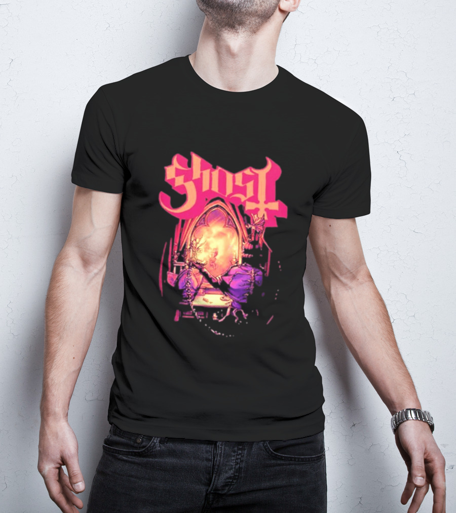 Ghost Band Summer 2026 Exclusive Dressing Room Gothic Mirror T-Shirt