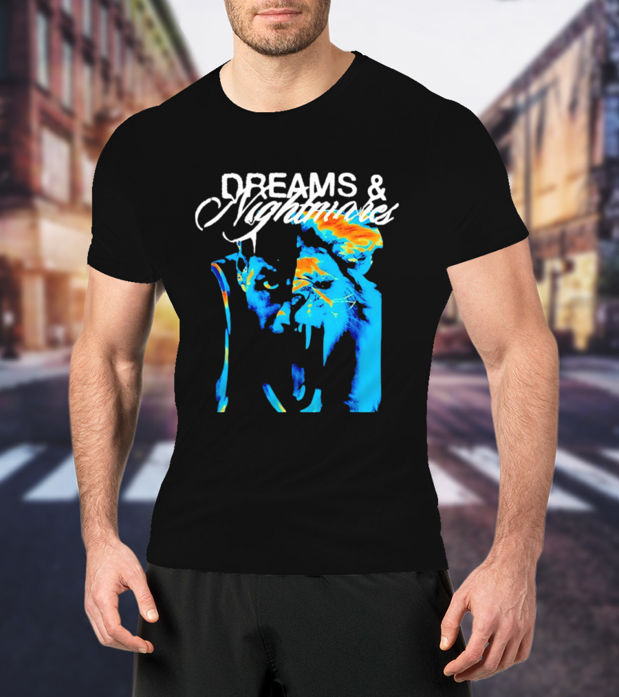 LeBron James Los Angeles Lakers Dreams Nightmares Watercolor Artistry T-Shirt