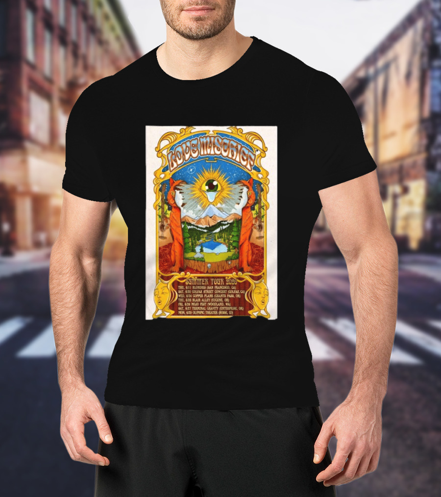 Love Mischief Summer Tour 2026 Dates And Venues Psychedelic T-Shirt
