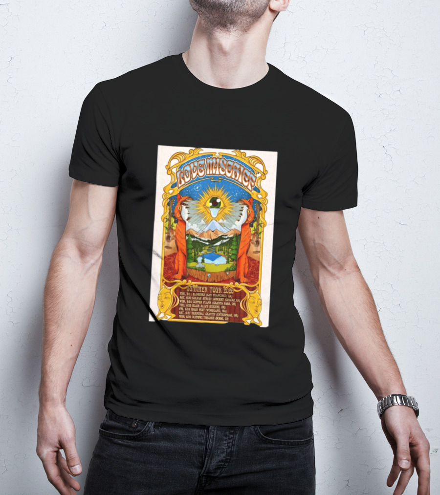Love Mischief Summer Tour 2026 Dates And Venues Psychedelic T-Shirt