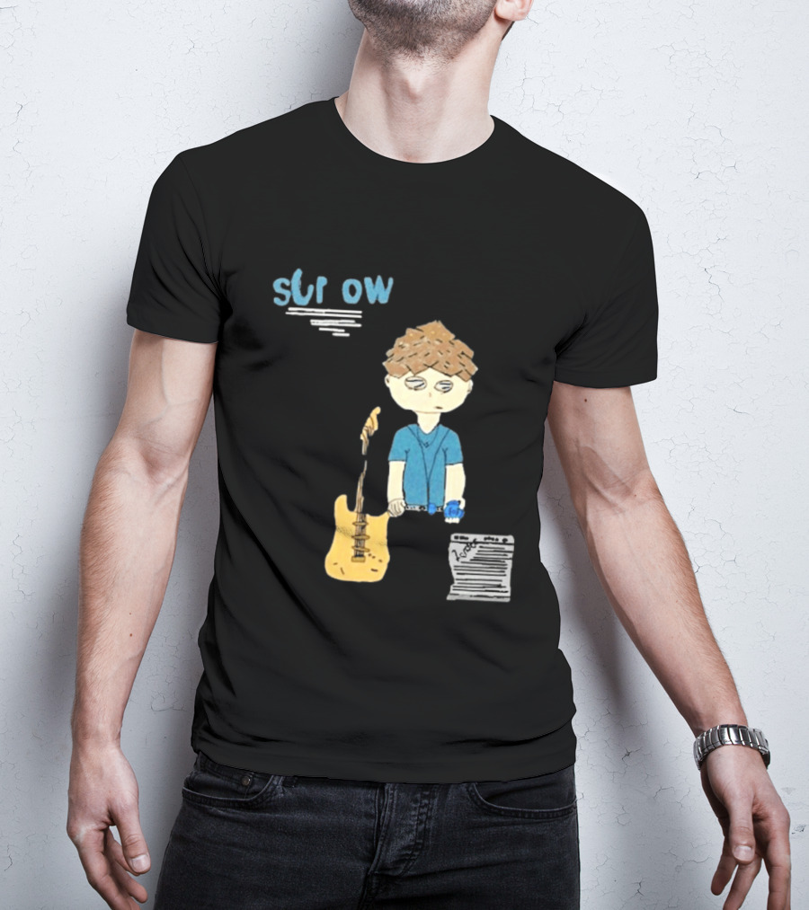 Sorrow Very Sorrow Days Blue Guitar T-Shirt