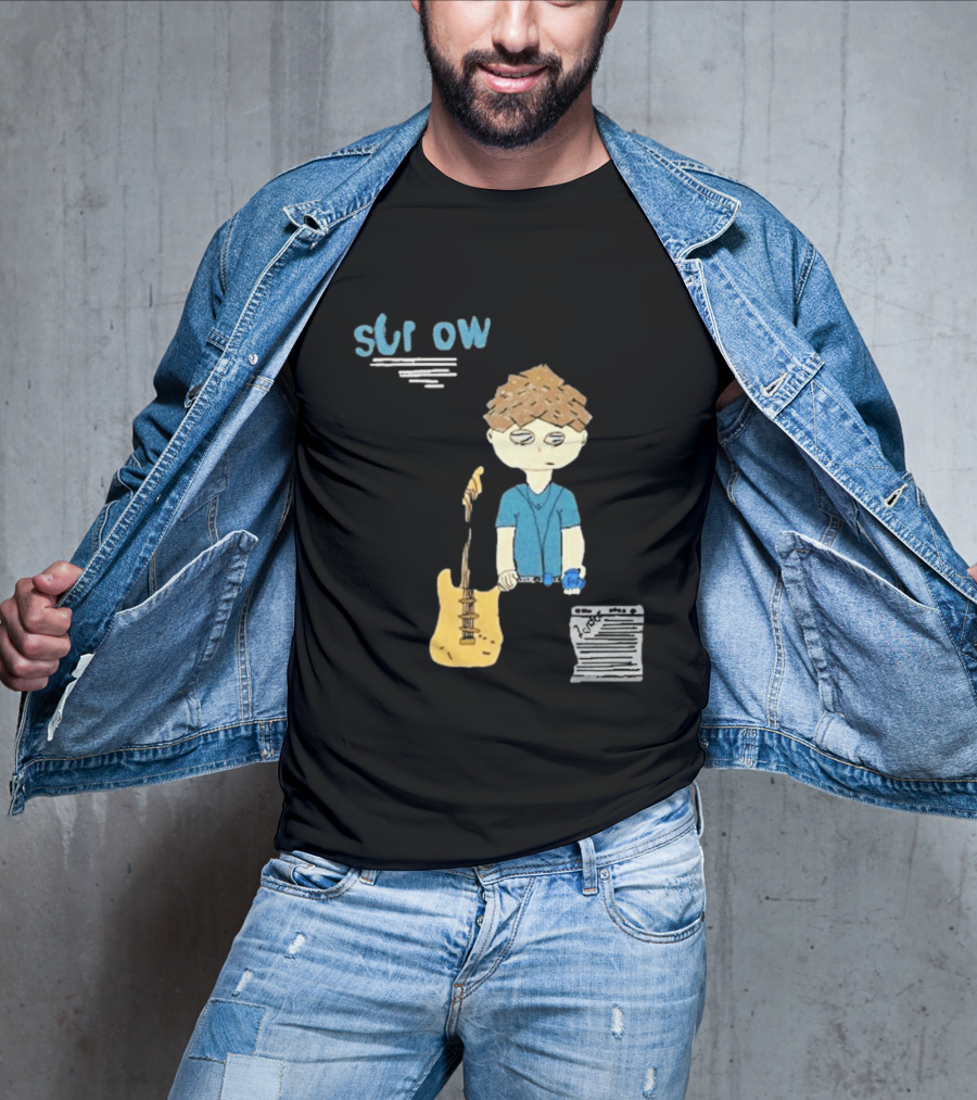 Sorrow Very Sorrow Days Blue Guitar T-Shirt
