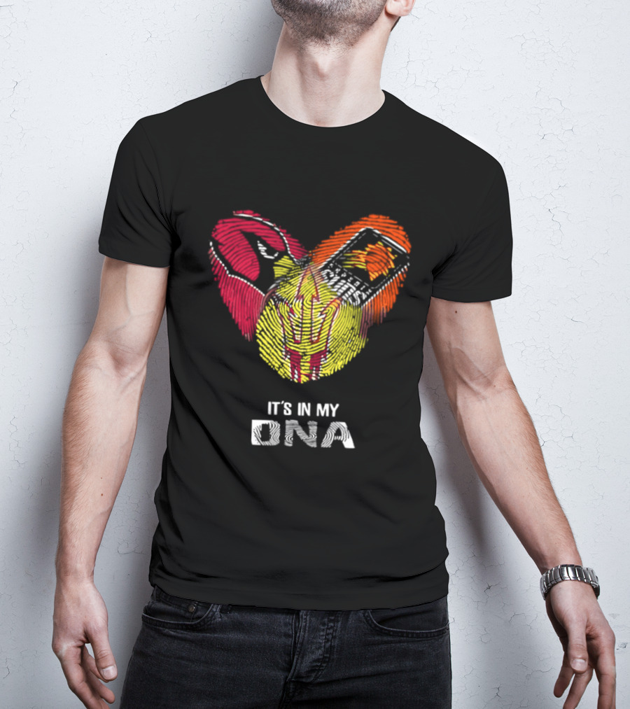 St. Louis Cardinals Phoenix Suns Arizona State Sun Devils It's In My DNA T-Shirt