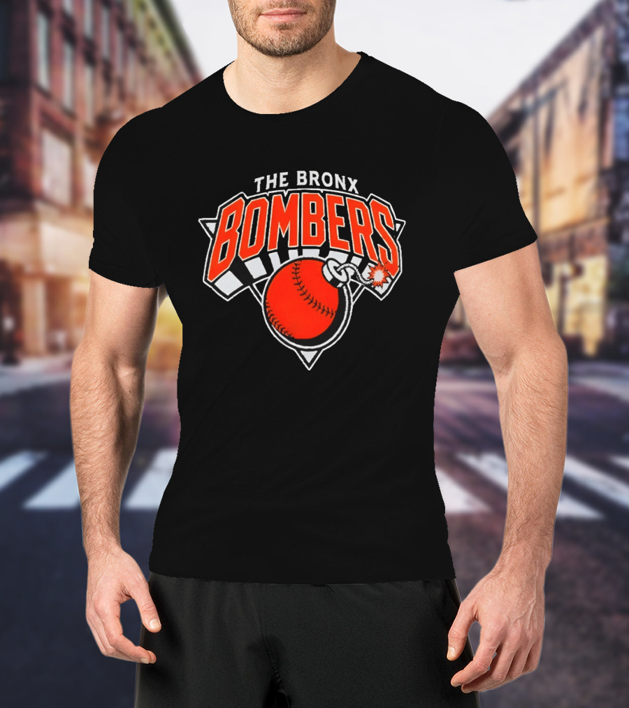 The Bronx Bombers New York Knicks Basketball NBA 2026 Explosive T-Shirt