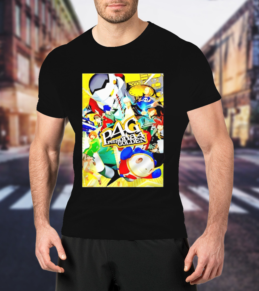 Persona 4 Golden P4G Main Cast Izanagi Teddie Kanji Naoto Chie Yosuke Yukiko Margaret T-Shirt