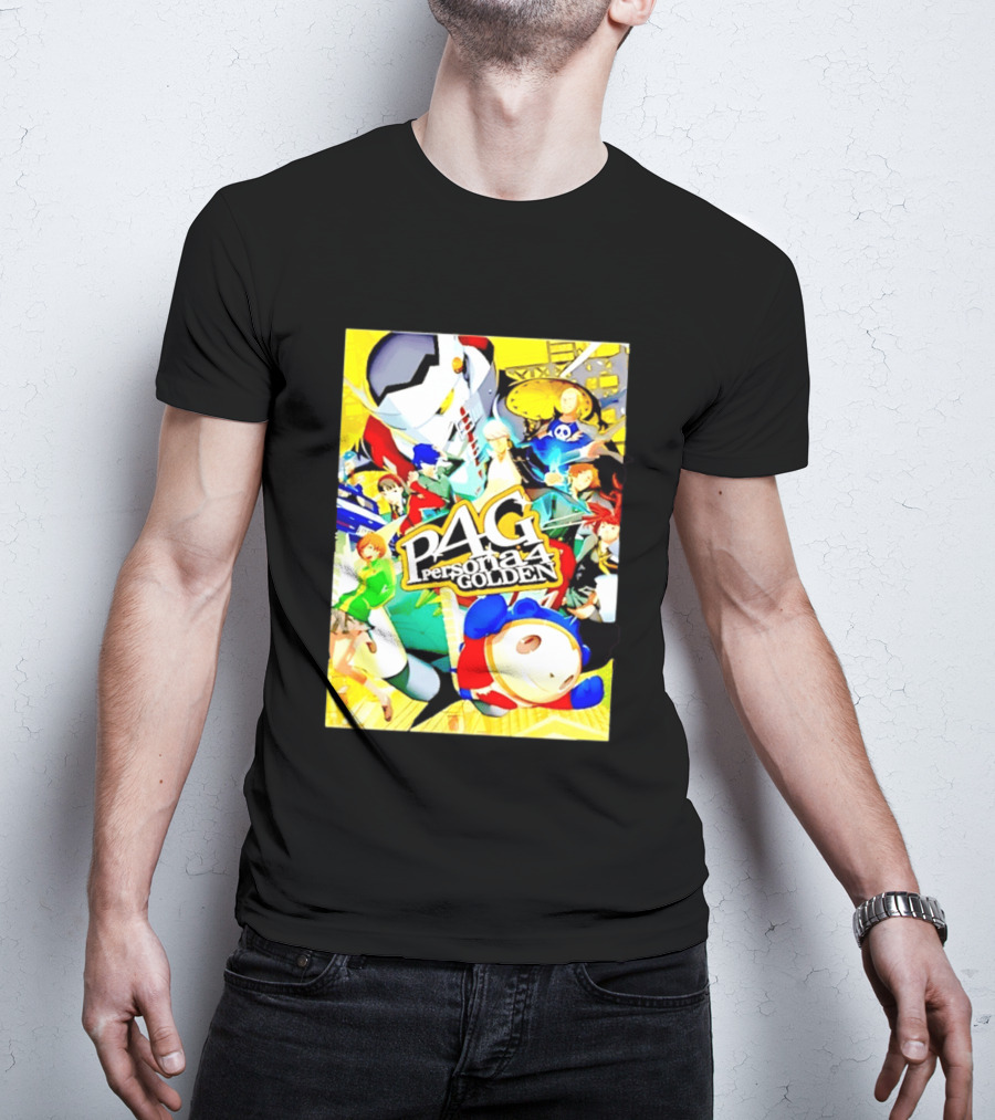 Persona 4 Golden P4G Main Cast Izanagi Teddie Kanji Naoto Chie Yosuke Yukiko Margaret T-Shirt