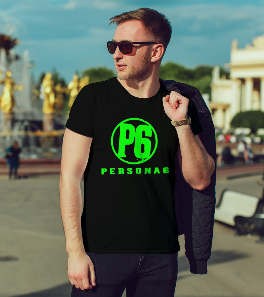 Persona 6 P6 Gaming Series Retro Green T-Shirt