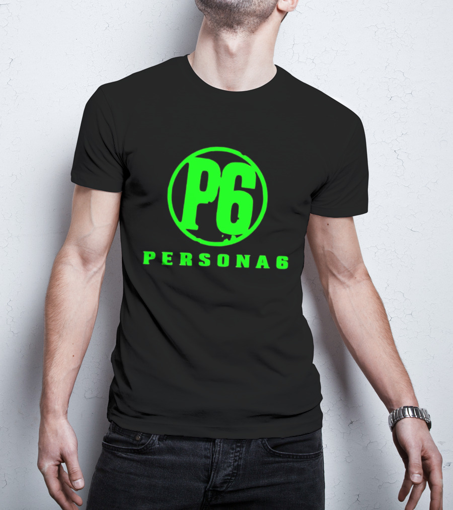 Persona 6 P6 Gaming Series Retro Green T-Shirt