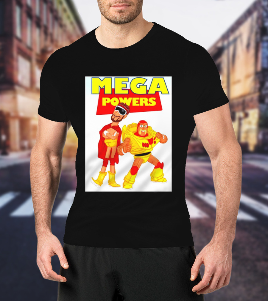 Randy Macho Man Savage Buzz Lightyear Hulk Hogan Toy Story WWE Mega Powers T-Shirt