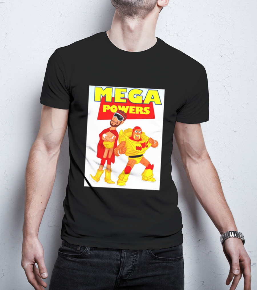 Randy Macho Man Savage Buzz Lightyear Hulk Hogan Toy Story WWE Mega Powers T-Shirt