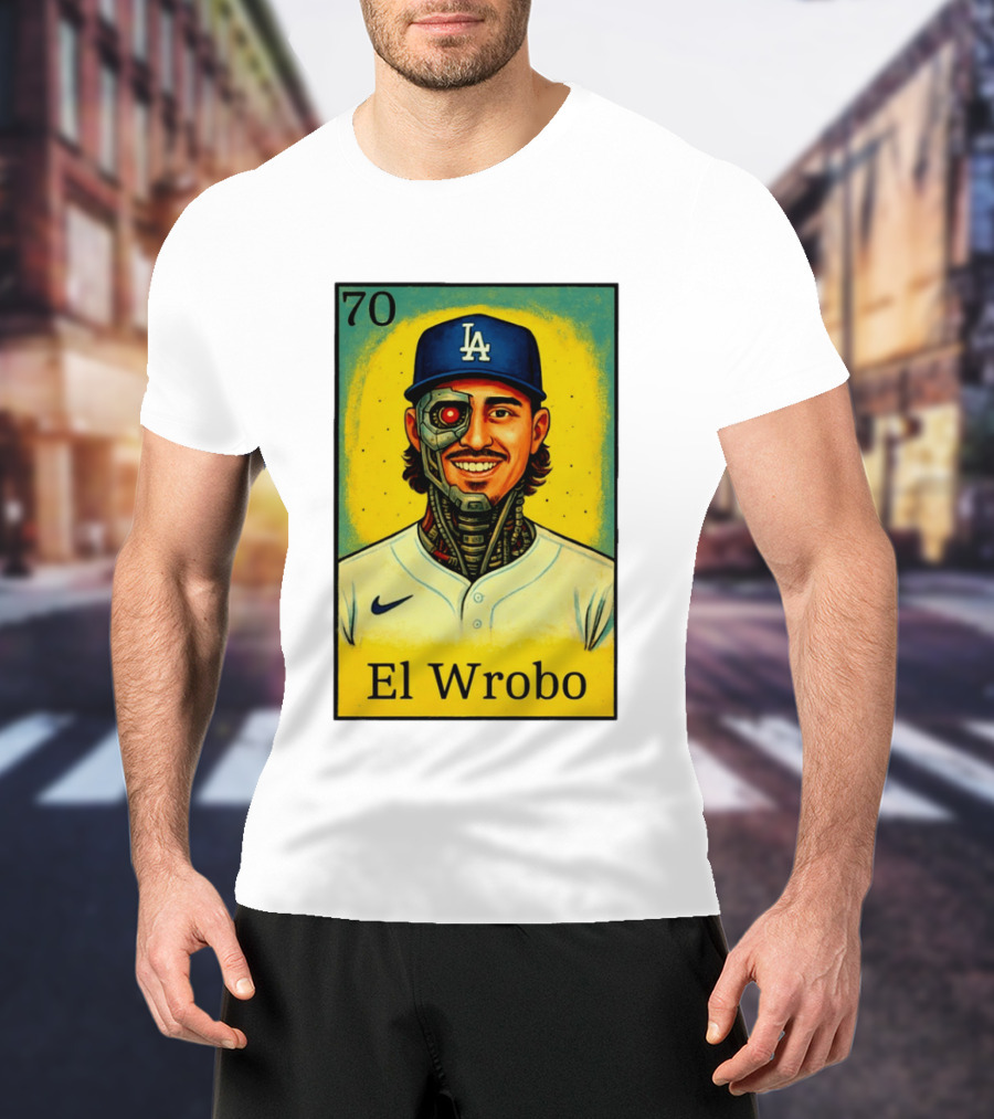 El Wrobo 70 Evan Phillips Los Angeles Dodgers T-Shirt