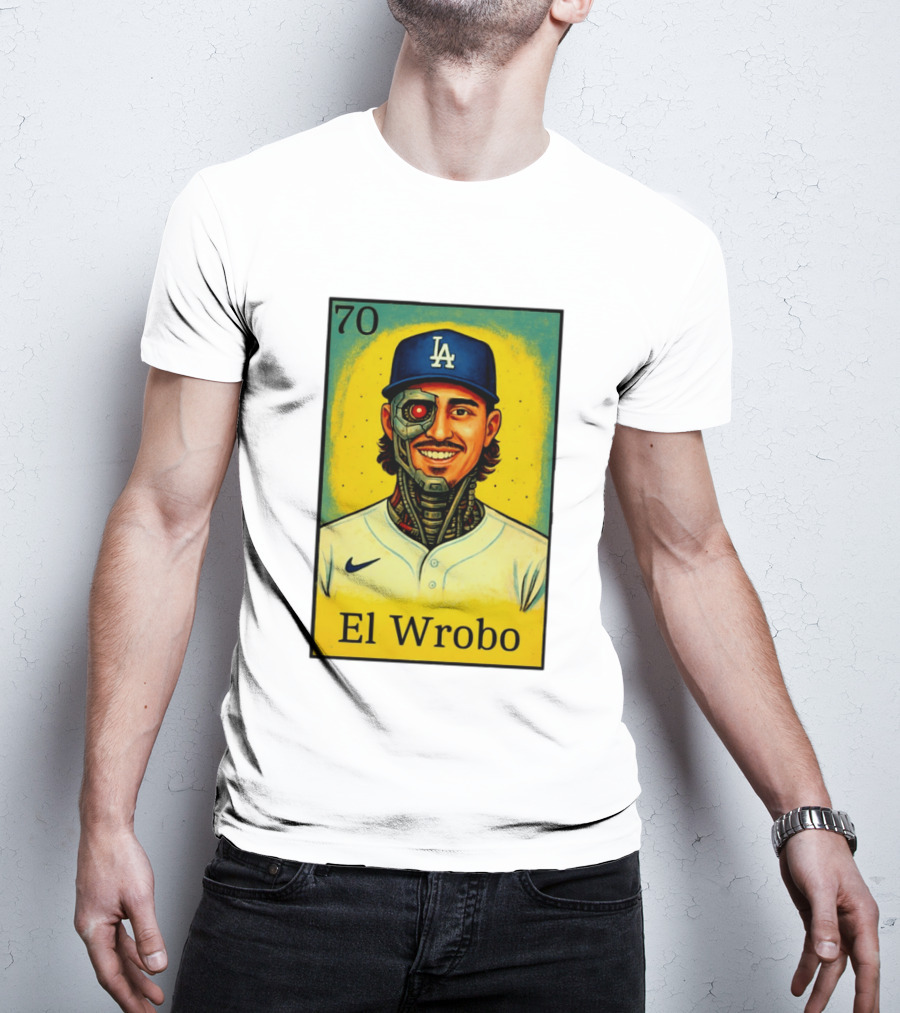 El Wrobo 70 Evan Phillips Los Angeles Dodgers T-Shirt